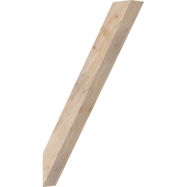 Ekena Millwork 3 1/2"W x 22"D x 34"H Traditional Smooth Knee Brace, Douglas Fir BRC04X22X34TRA00SDF - main